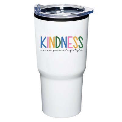 Kindness Never Goes Out Of Style Colorful Tumbler