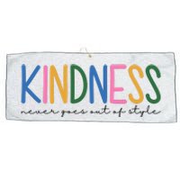 Kindness Never Goes Out Of Style Colorful Large Microfiber Waffle Golf Towel