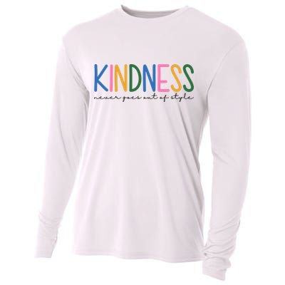 Kindness Never Goes Out Of Style Colorful Cooling Performance Long Sleeve Crew