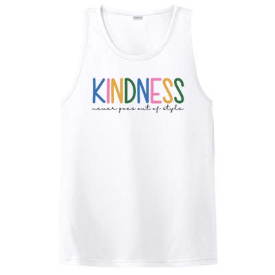 Kindness Never Goes Out Of Style Colorful PosiCharge Competitor Tank