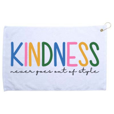 Kindness Never Goes Out Of Style Colorful Grommeted Golf Towel