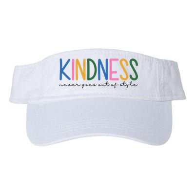 Kindness Never Goes Out Of Style Colorful Visor