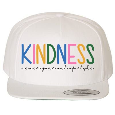 Kindness Never Goes Out Of Style Colorful Wool Snapback Cap