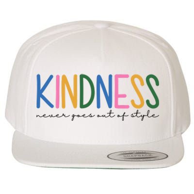 Kindness Never Goes Out Of Style Colorful Wool Snapback Cap