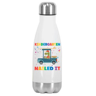 Kindergarten Nailed It 1St Grade Gift Stainless Steel Insulated Water Bottle