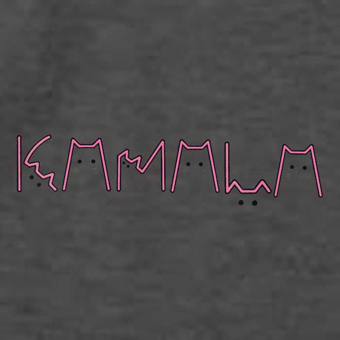 Kamala Name In Cat Letters Vector Backpack