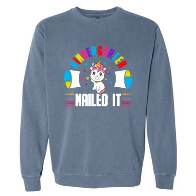 Kindergarten Nailed It! Kindergarten Gift Garment-Dyed Sweatshirt