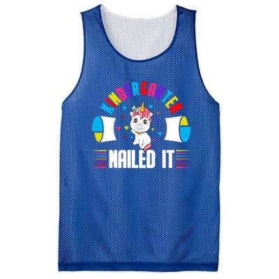 Kindergarten Nailed It! Kindergarten Gift Mesh Reversible Basketball Jersey Tank