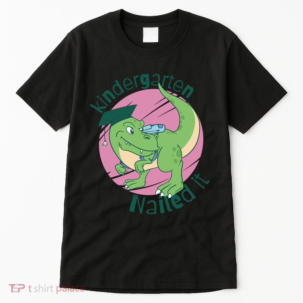 Kindergarten Nailed It Graduation Dinosaur Tall T-Shirt