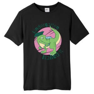 Kindergarten Nailed It Graduation Dinosaur Tall Fusion ChromaSoft Performance T-Shirt