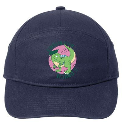 Kindergarten Nailed It Graduation Dinosaur 7-Panel Snapback Hat