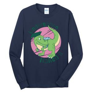 Kindergarten Nailed It Graduation Dinosaur Tall Long Sleeve T-Shirt