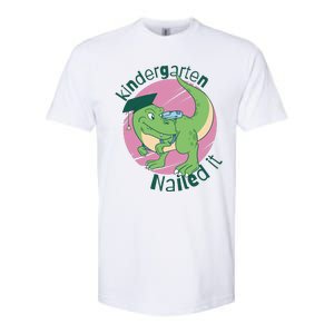 Kindergarten Nailed It Graduation Dinosaur Softstyle CVC T-Shirt