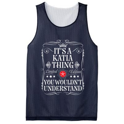 Katia Name Its A Katia Thing You WouldnT Understand Mesh Reversible Basketball Jersey Tank