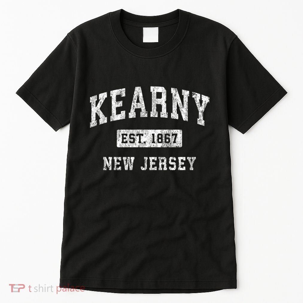 Kearny New Jersey Nj Vintage Established Sports Tall T-Shirt