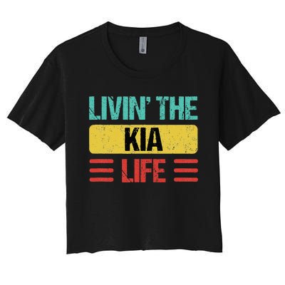 Kia Name Women's Crop Top Tee