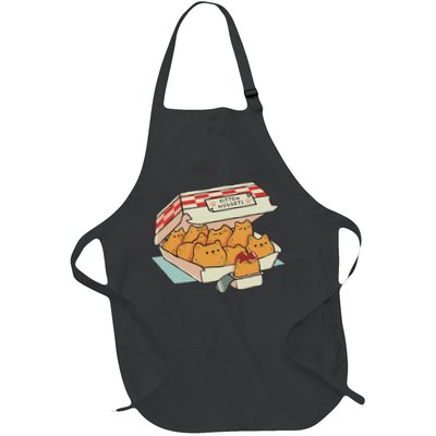 Kitten Nuggets Kitten Nuggets Fast Food Cat Mom Full-Length Apron With Pockets