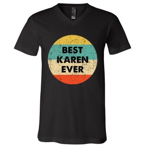 Karen Name V-Neck T-Shirt