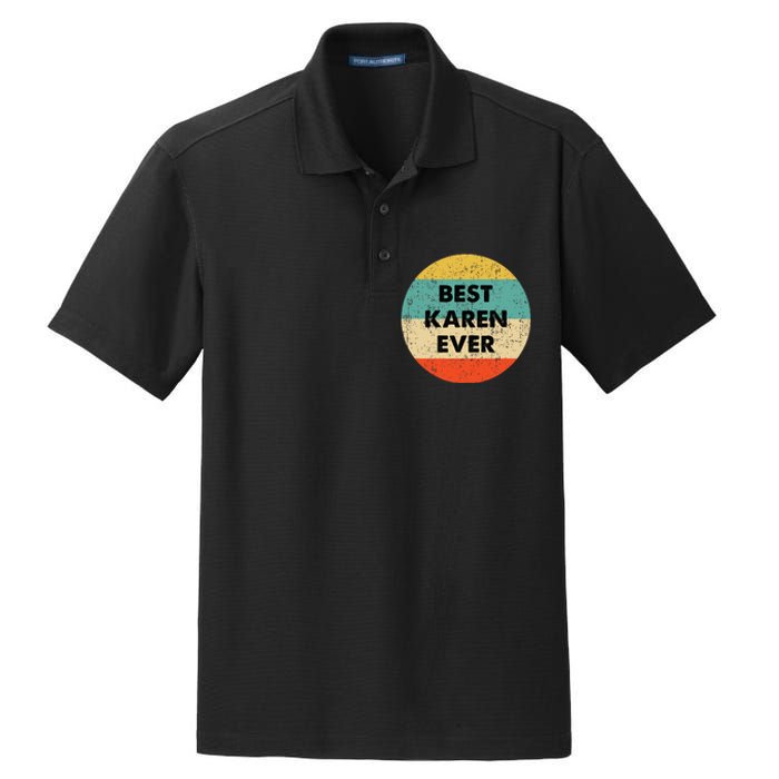 Karen Name Dry Zone Grid Polo