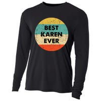 Karen Name Cooling Performance Long Sleeve Crew