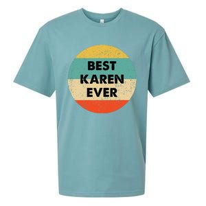 Karen Name Sueded Cloud Jersey T-Shirt