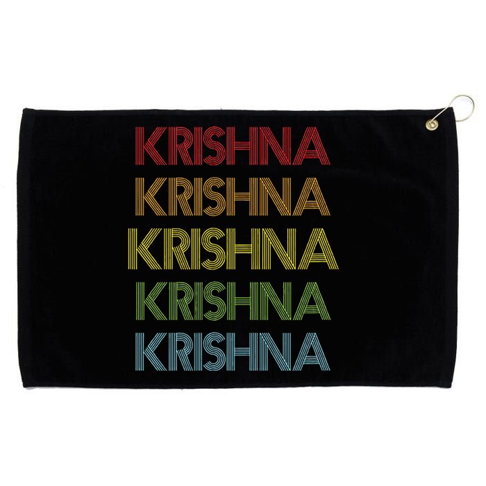 Krishna Name Grommeted Golf Towel