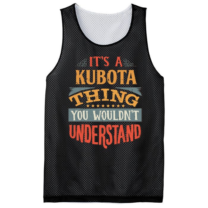 Kubota Name Mesh Reversible Basketball Jersey Tank