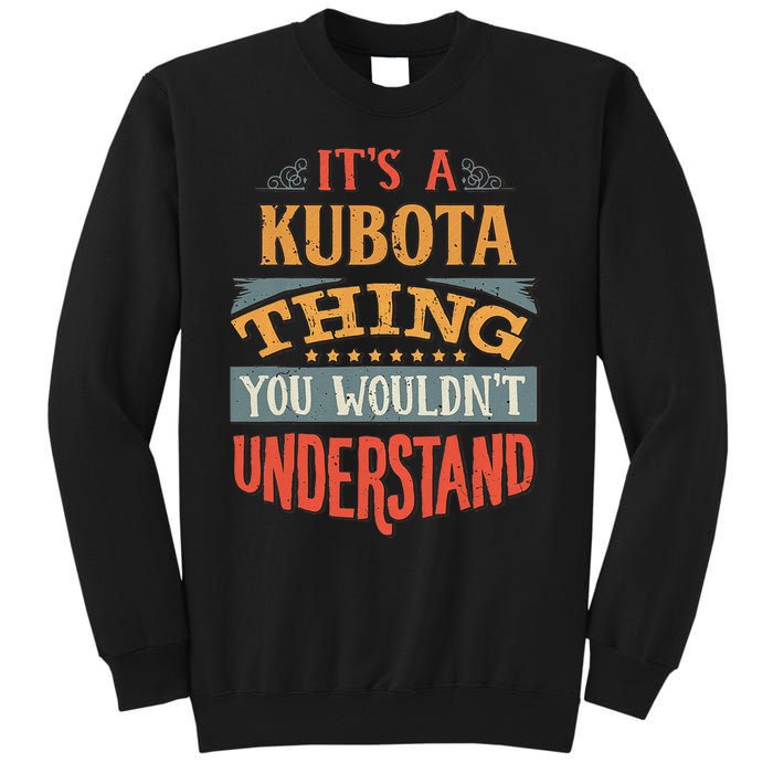 Kubota Name Tall Sweatshirt