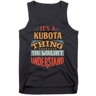 Kubota Name Tank Top