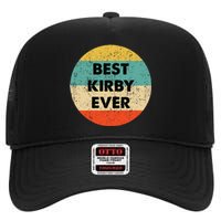 Kirby Name High Crown Mesh Back Trucker Hat