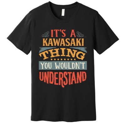 Kawasaki Name Premium T-Shirt