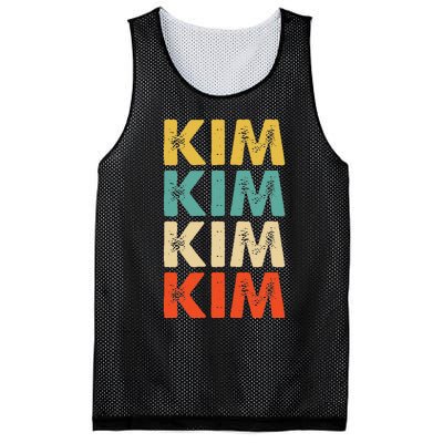 Kim Name Mesh Reversible Basketball Jersey Tank