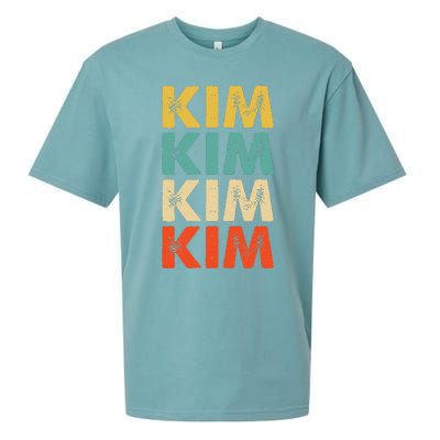 Kim Name Sueded Cloud Jersey T-Shirt