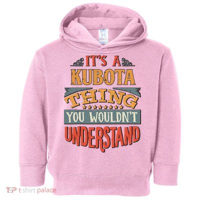 Kubota Name Toddler Hoodie
