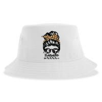 Karate Nana Messy Bun Hair Funny Karate Fighter Nana Sustainable Bucket Hat