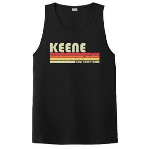 Keene Nh New Hampshire Funny City Home Roots Gift Retro 80s Gift PosiCharge Competitor Tank