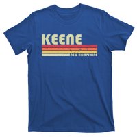 Keene Nh New Hampshire Funny City Home Roots Gift Retro 80s Gift T-Shirt