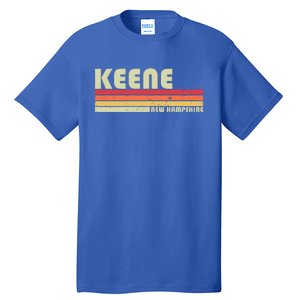 Keene Nh New Hampshire Funny City Home Roots Gift Retro 80s Gift Tall T-Shirt