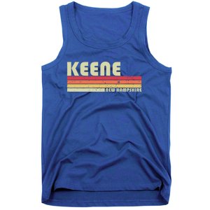 Keene Nh New Hampshire Funny City Home Roots Gift Retro 80s Gift Tank Top