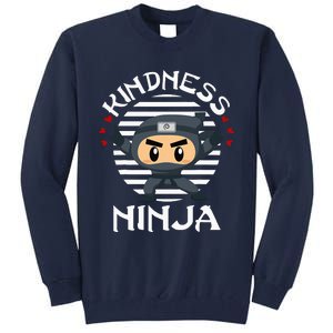 Kindness Ninja Orange Unity Day Anti Bullying Tall Sweatshirt