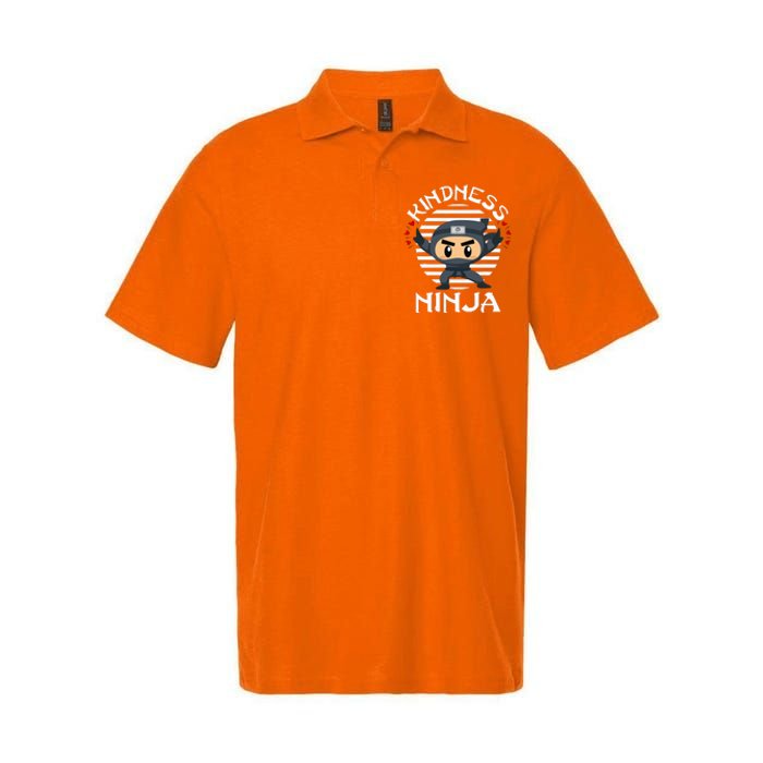 Kindness Ninja Orange Unity Day Anti Bullying Softstyle Adult Sport Polo