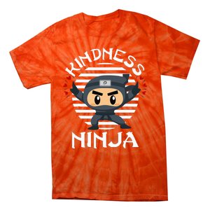 Kindness Ninja Orange Unity Day Anti Bullying Tie-Dye T-Shirt