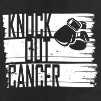 Knock Out Cancer 7 Panel Mesh Trucker Snapback Hat