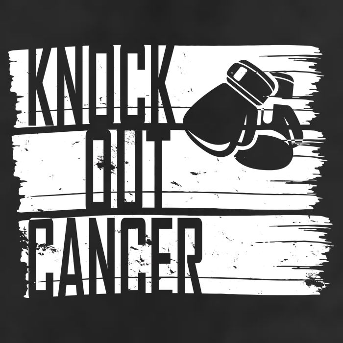 Knock Out Cancer 7 Panel Mesh Trucker Snapback Hat