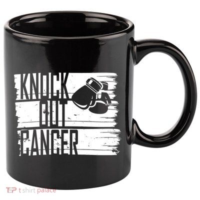 Knock Out Cancer 11oz C Handle Ceramic Mug