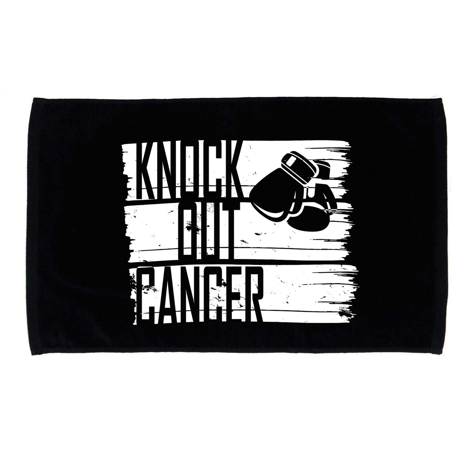 Knock Out Cancer Microfiber Hand Towel