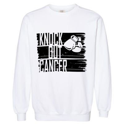 Knock Out Cancer Garment-Dyed Sweatshirt