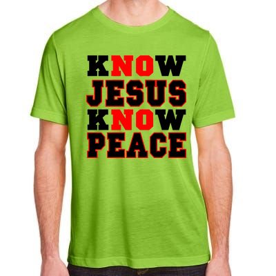 Know Jesus Know Peace Adult ChromaSoft Performance T-Shirt