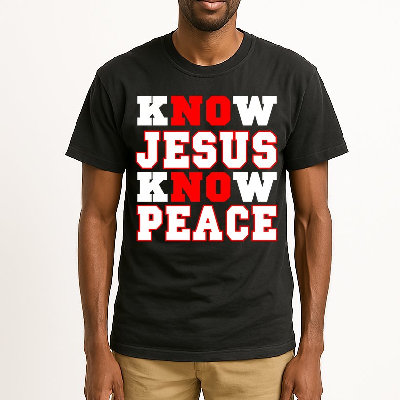 Know Jesus Know Peace Tall T-Shirt