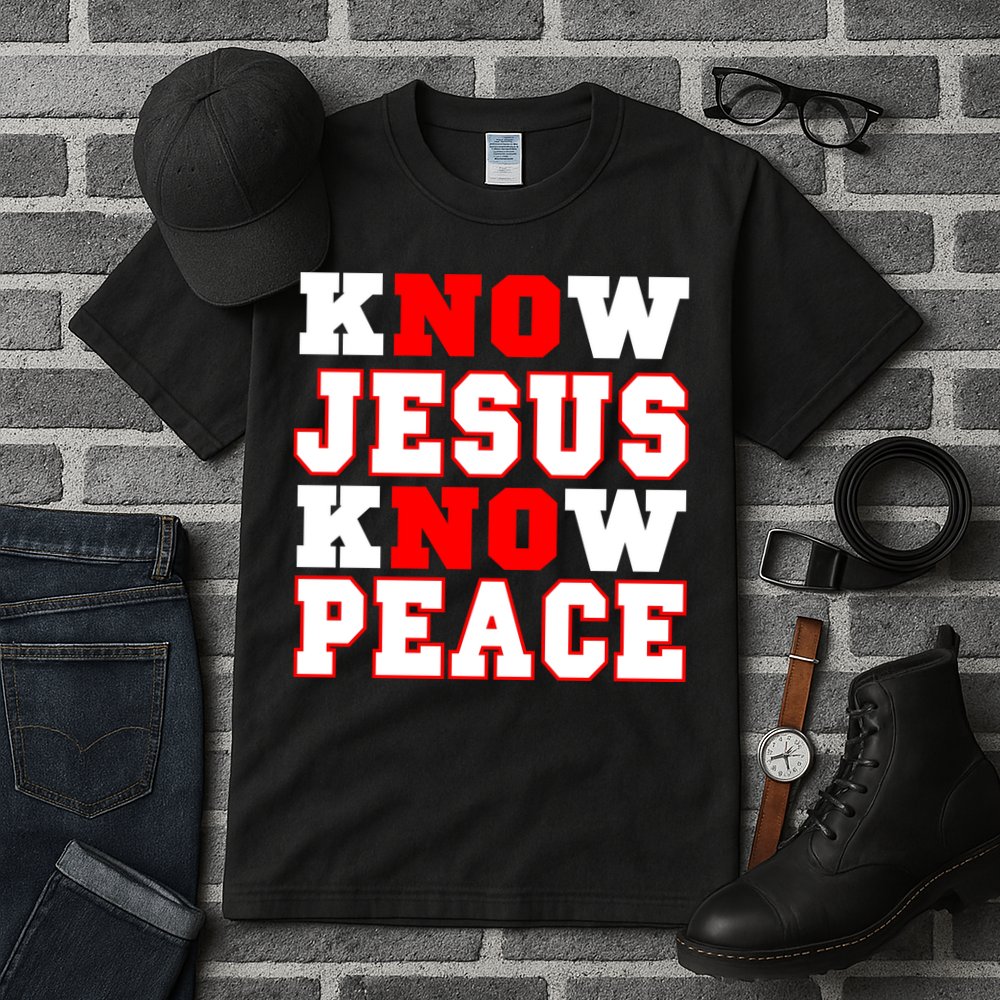 Know Jesus Know Peace Tall T-Shirt